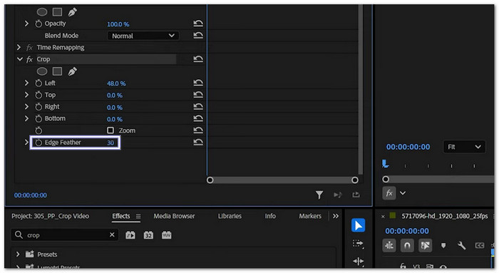 Increase Edge Feather Value