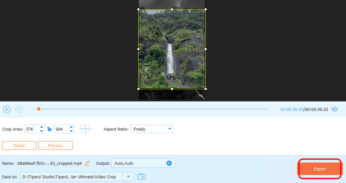 Save Cropped Video Tipard