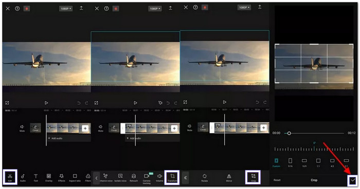 Capcut Best Android App to Crop Videos