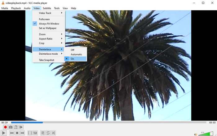Vlc Deinterlace Video