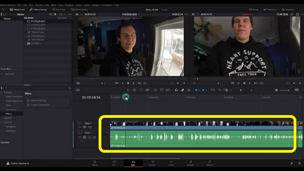 Vertraging Audio Davinci Resolve