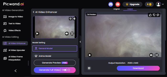 Interface Picwand
