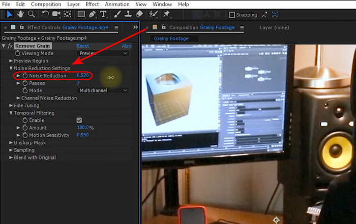 Noise Reduction Setting