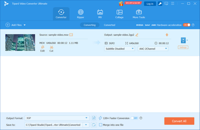 Tipard Video Converter Ultimate Interface