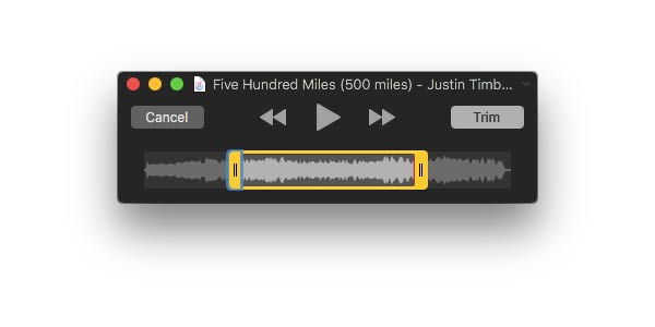 QuicktimeでMP3を編集する
