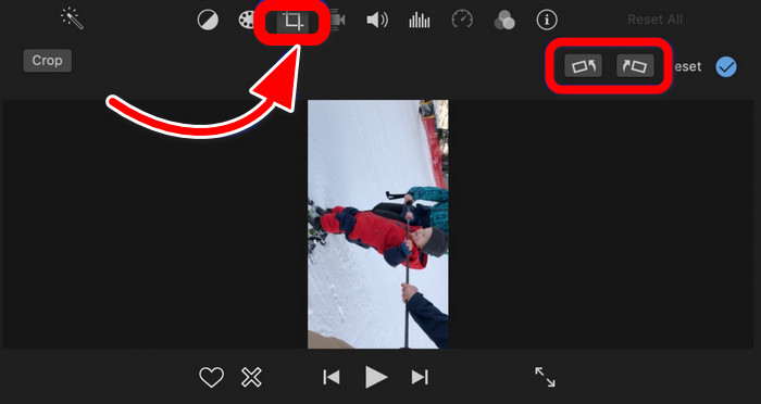 Rotate Crop iMovie