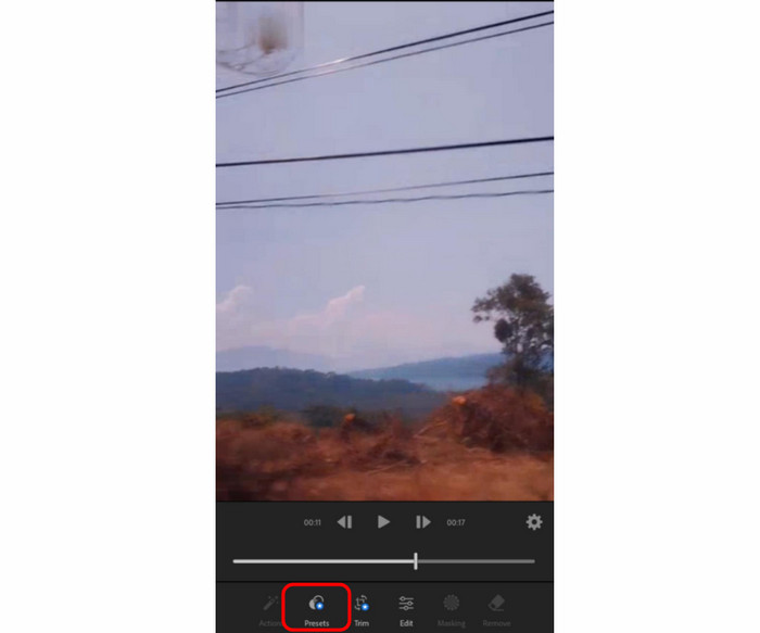 Preset Feature Edit Video