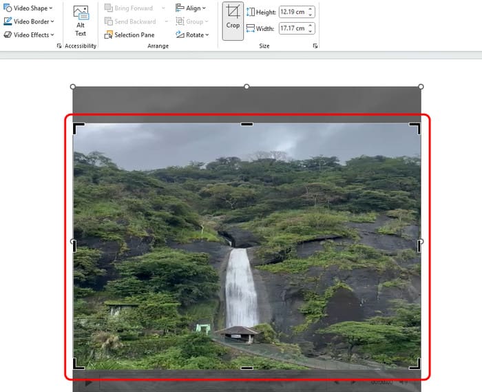 Crop The Video PPT