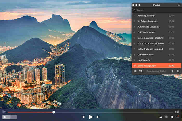 Elmedia Player Interface