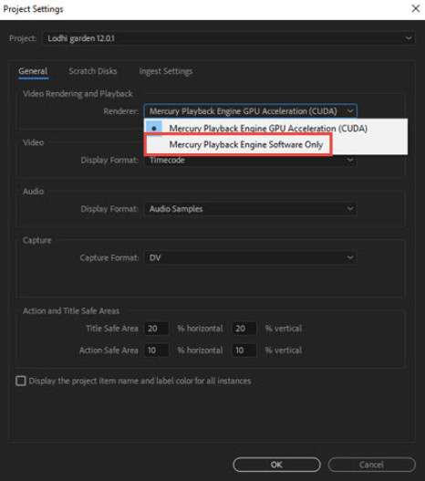 Project Settings
