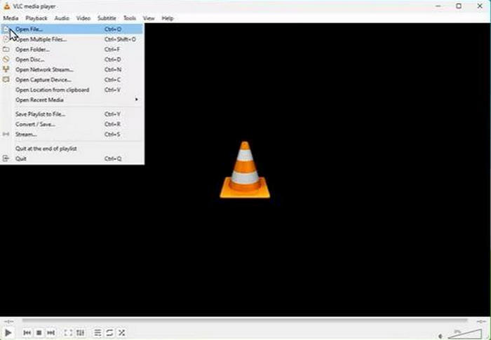VLC Media Open File