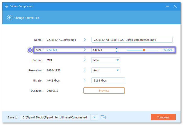 Reduce the File Size
