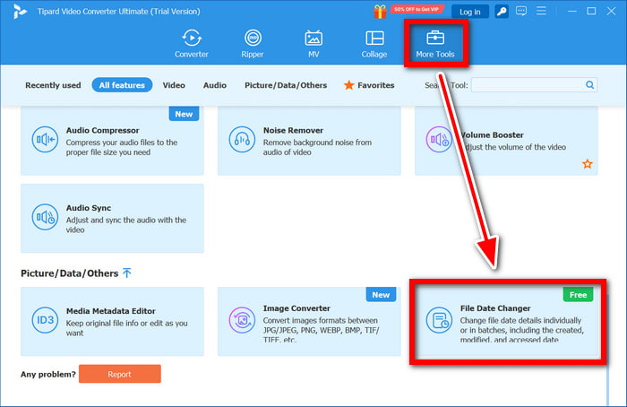 More Tools File Date Changer