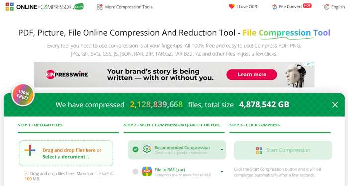 Online Compressor