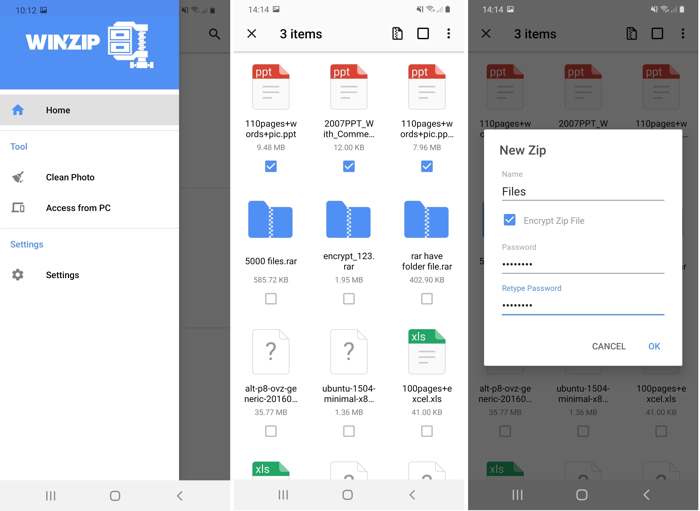 Winzip App