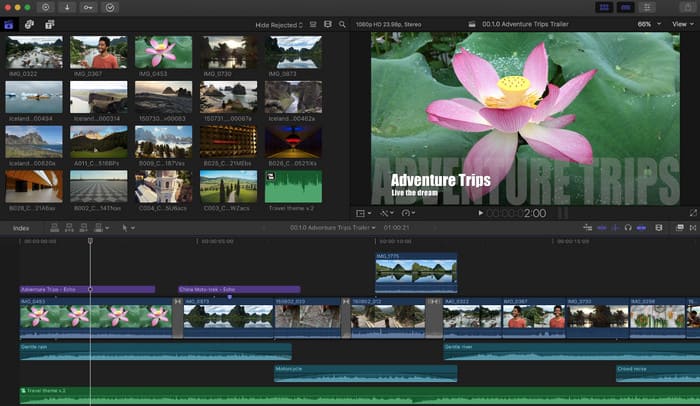 Final Cut Pro Interface