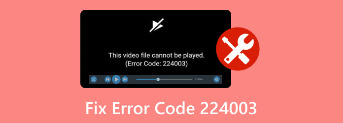Reparar el código de error 224003