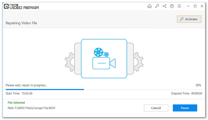 Herramienta de reparación de video Remo