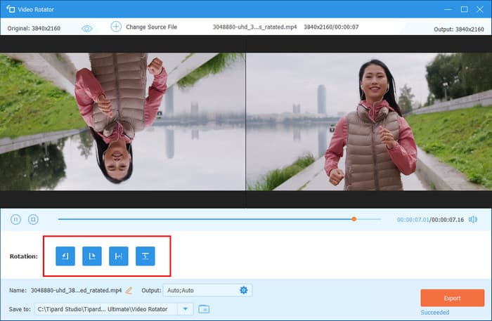 Change Video Orientation