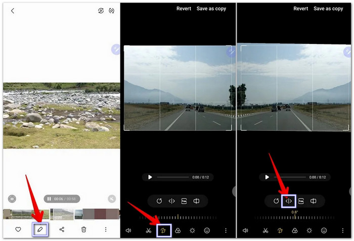 Samsung Gallery App Flip Video