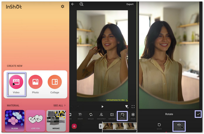 Video Editor Maker Flip A Video On Android