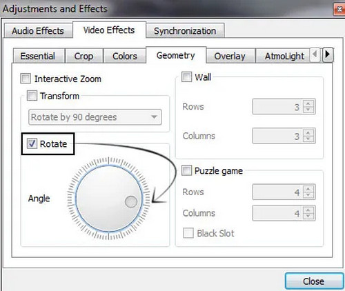 Close Button