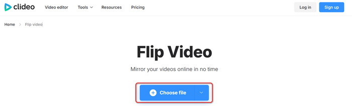 Upload Video to Clideo