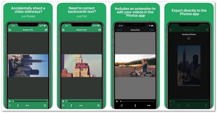 Video Rotate And Flip Flip Videos on iPhone