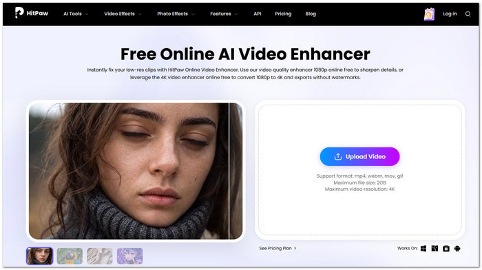 Hitpaw Online Ai Video Enhancer Top Alternative To Flixier Video Enhancer