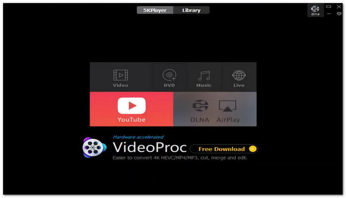 5KPlayer أفضل مشغل FLV مجاني
