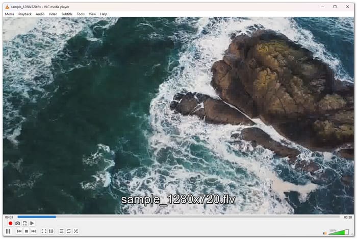 مشغل الوسائط VLC، أفضل مشغل FLV مجاني