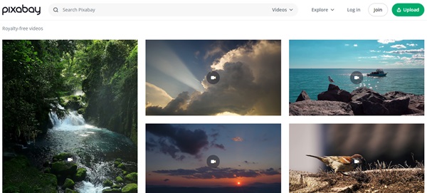 Pixabay Video Site