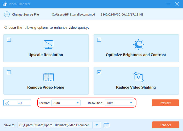 Toggle Video Settings