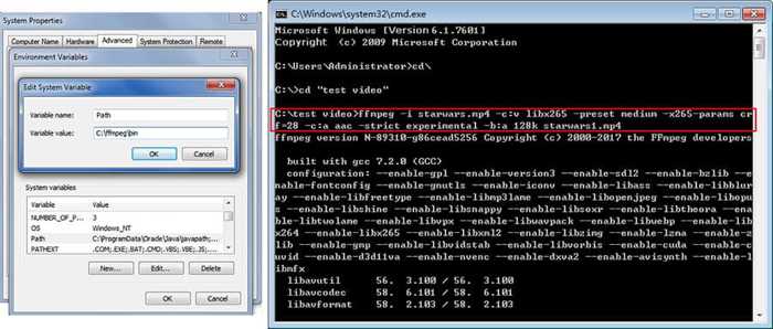Ffmpeg H264 To H265
