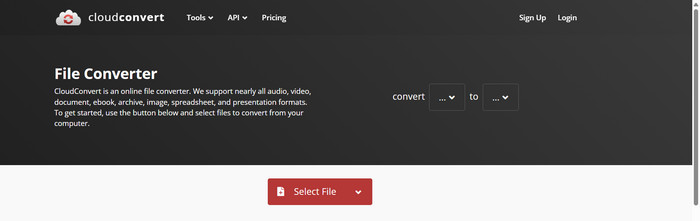 Strumento Cloudconvert