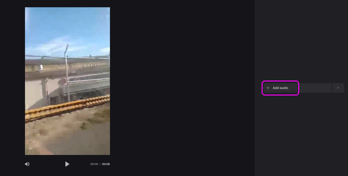 Add Audio Clideo