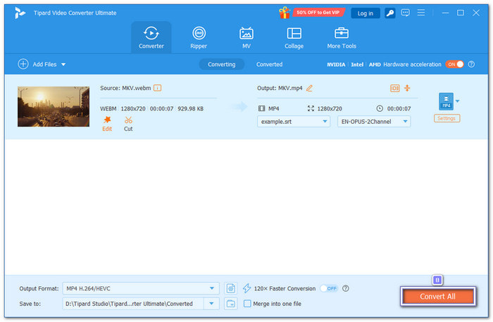Save Video With Hard Or Soft Subtitle