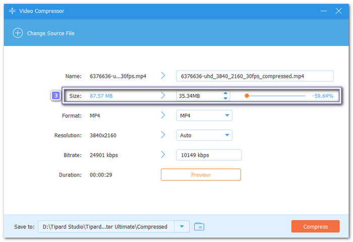 اضبط مستوى الضغط