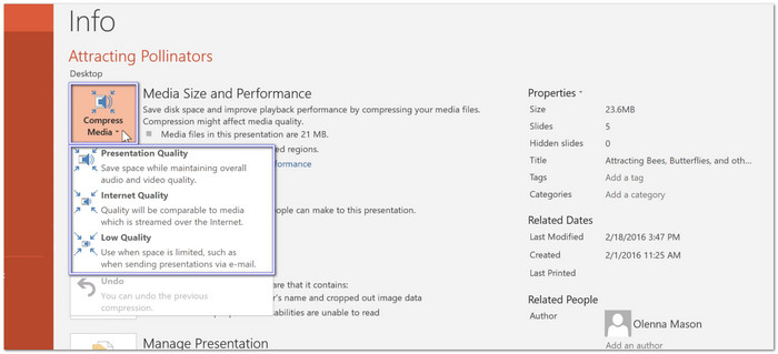 Compress Media In Powerpoint