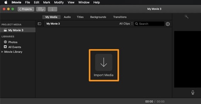 Import iMovie
