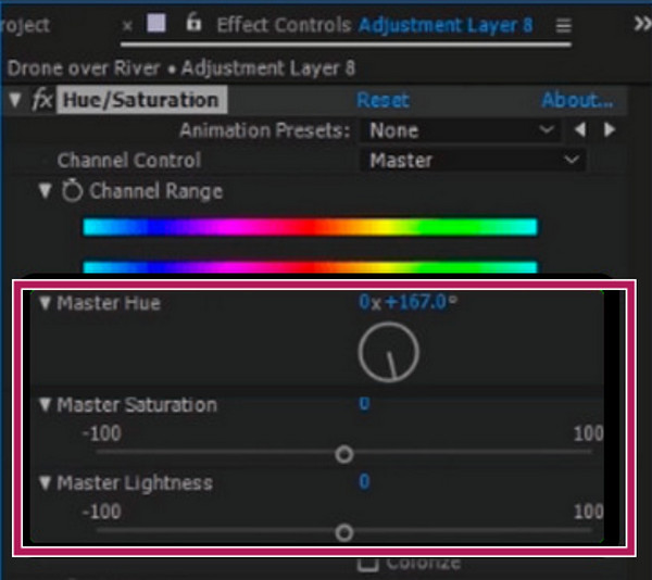 AE Adjust Color Corrector