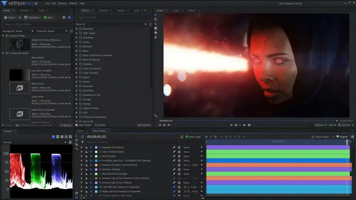 Hitfilm Express Screenshot