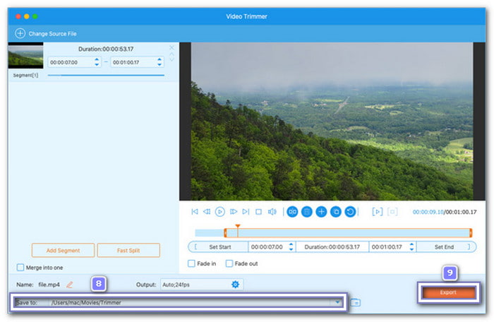 Save Your Trimmed Video