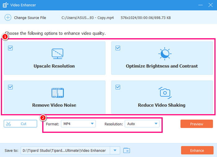 Enhance Video Tipard