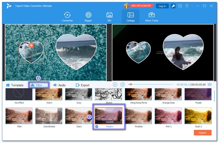 Select A Filter to Apply