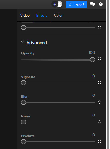 Choose Advanced Effects