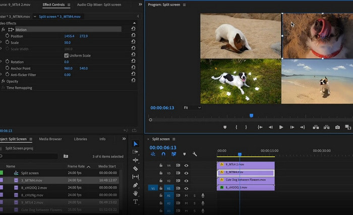 Premiere Pro Video Collage