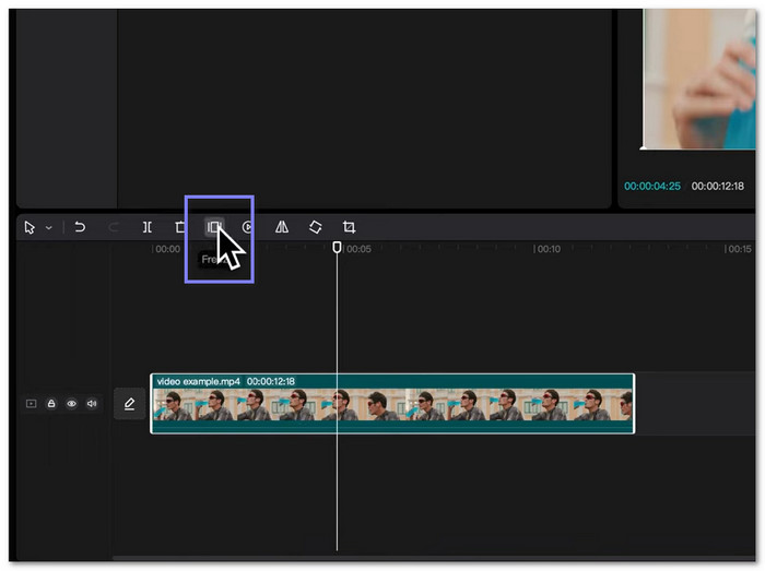 By Adding a Freeze Frame