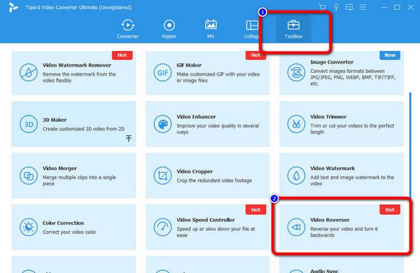 Tipard Toolbox Video-omkering