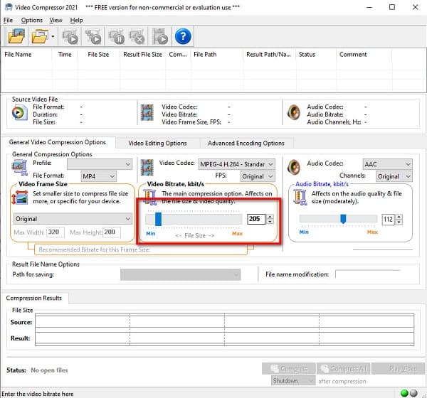 Video Bitrate Adjust
